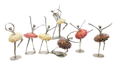 Sculptural  Ballerinas  - with Shell Tutus