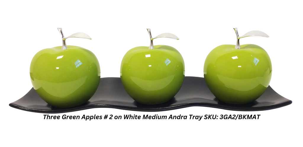 2024-25 秋冬新作  Green Ceramic Apples with Silver Stem – Giralua 携帯電話本体