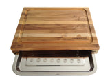 Cutting Board with Aluminum Tray