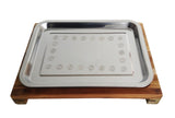 Cutting Board with Aluminum Tray