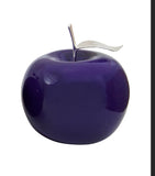 Violet Ceramic   Apples With Silver Stem