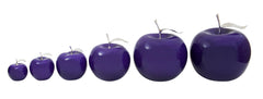 Violet Ceramic   Apples With Silver Stem