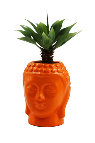 Ceramic Planter - Small Buddha-head