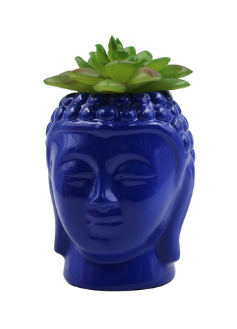Ceramic Planter - Small  Buddha-head