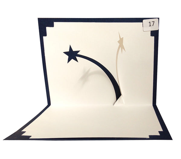 Christmas - Comet - Origami  Greeting Card