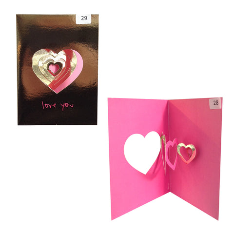 Love You - Origami Greeting Cards