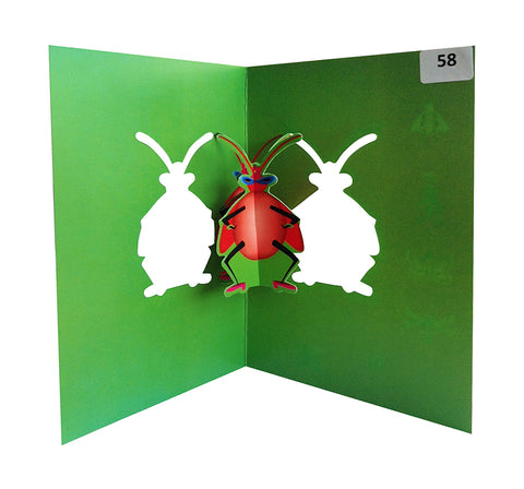 Beetle - Origami Greeting Cards