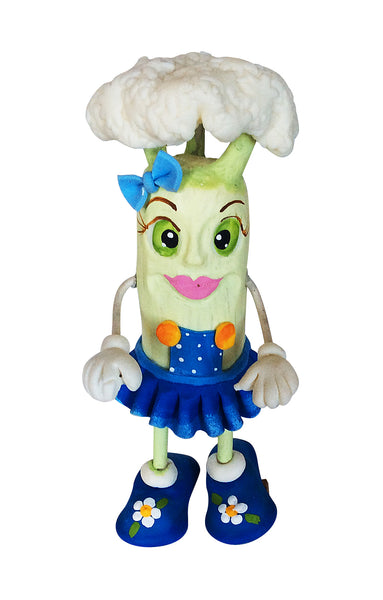 GURIS Funky and Fun Characters  RA108 - Mrs. Cauliflower, Blue