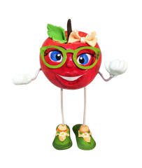 GURIS Funky and Fun Characters  RA126 -  Red Tomato, Girl