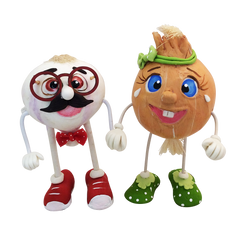 GURIS Funky and Fun Characters   RA131- Mr. Garlic & Mrs. Onion