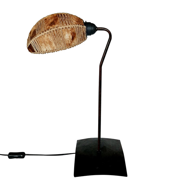 Natural Fiber and Metal  - Rio  Desk Table lamp