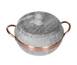 Soapstone Cookware  Pots with Soapstone Lid - Rounded Sides