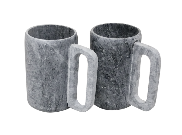 Soapstone Coffee Mugs   SET/4 - VLS071  - Set/2 - VLS071/2